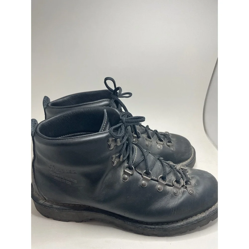 Danner Men's Mountain Light II Hiking Boots 11.5 Black Gore-Tex Leather Good